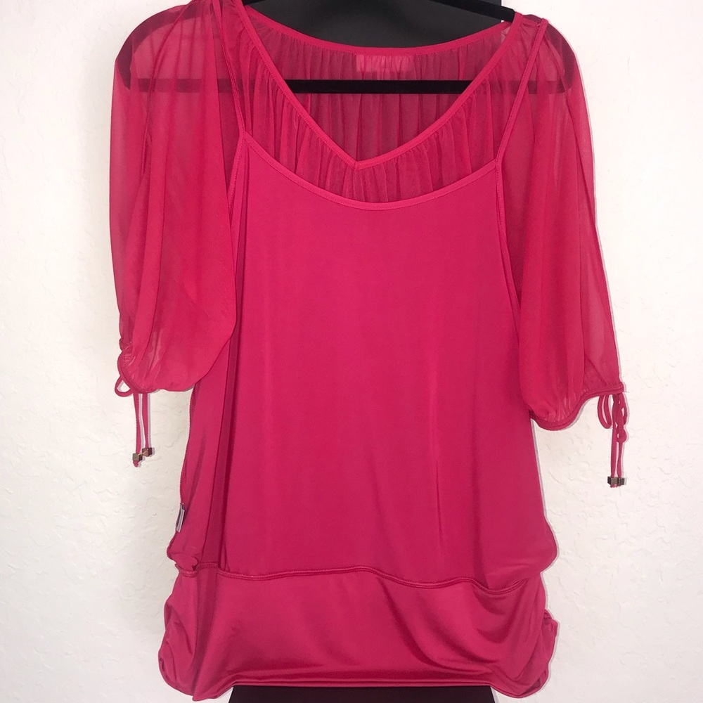 JLO Hot Pink Blouse - Picture 6 of 8